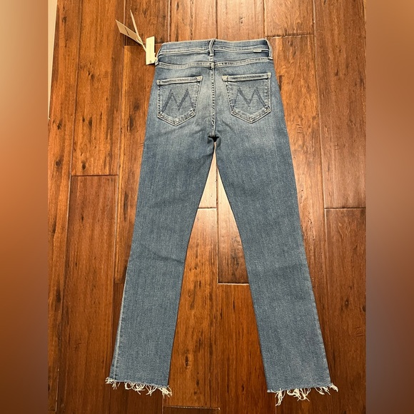 Mother Mid Rise Dazzler Ankle Fray Jean 25 New $238- anthropologie 😍 - Picture 16 of 16